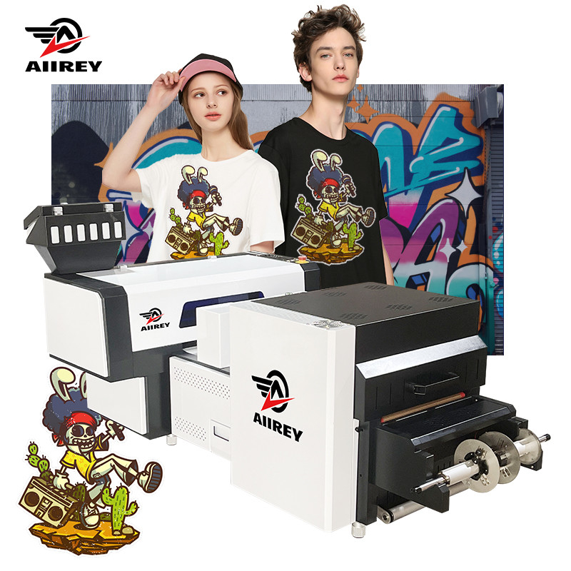 Ngôn ngữ có thể tùy chỉnh Máy in A2 DTF 9 màu Máy in vải kép I3200