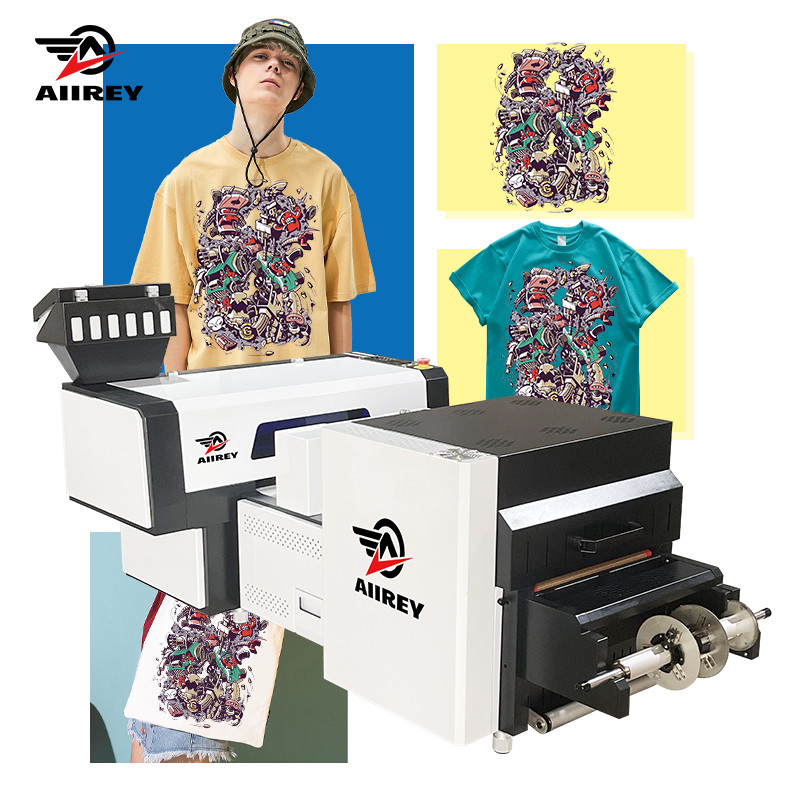 Máy in áo thun A2 CMYK DTF T Máy đôi Epson I3200 Heads Dtf Mini Shaker