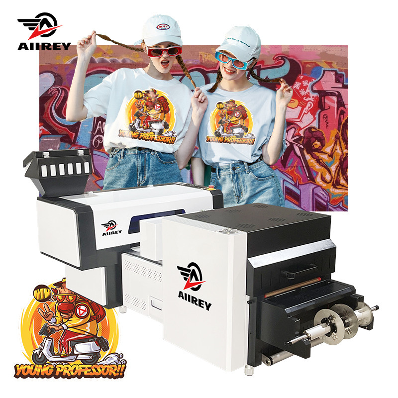 Nhà máy Sản xuất Áo thun mới Bán chạy Máy in Dtf A2 Máy in gia nhiệt cán bụi tốc độ cao hai đầu
