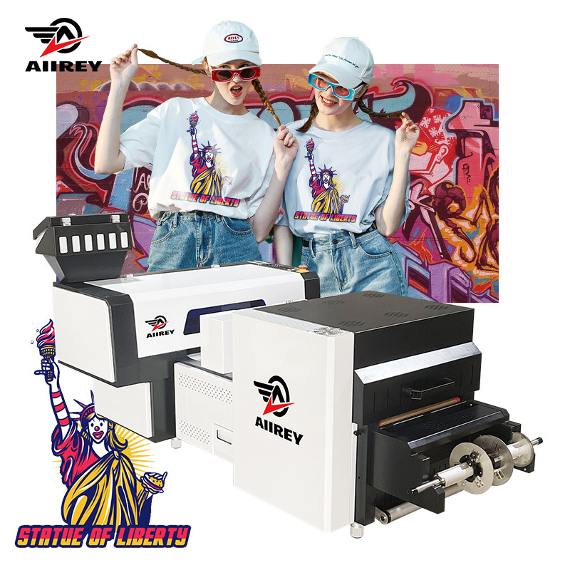 A2 T - Shirt Máy in DTF Đầu đôi Chín màu CMYK W LC LM NM NY