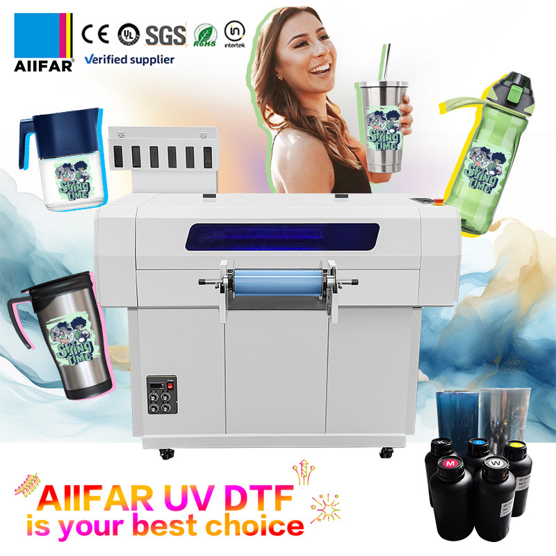 Máy in tấm UV DTF kỹ thuật số loại A3 UV máy in phẳng 110V 220V