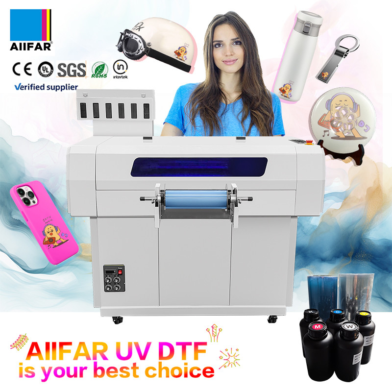 Máy in phun mực Refinecolor Roll To Roll UV DTF Printer với kiểm tra video