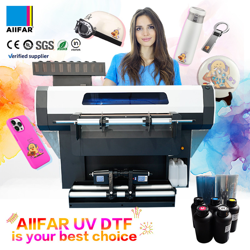 Máy in tia mực UV DTF tự động Máy in nhãn dán tinh thể với điện áp 110V/220V