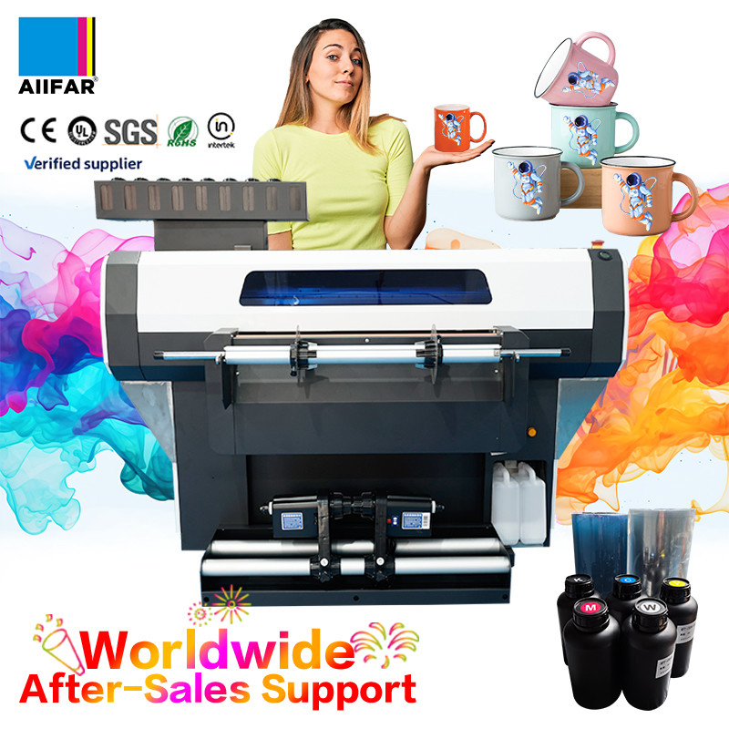 Sản xuất tự động Dtf UV printer Digital UV printer cho nhà hàng in nhãn dán tinh thể