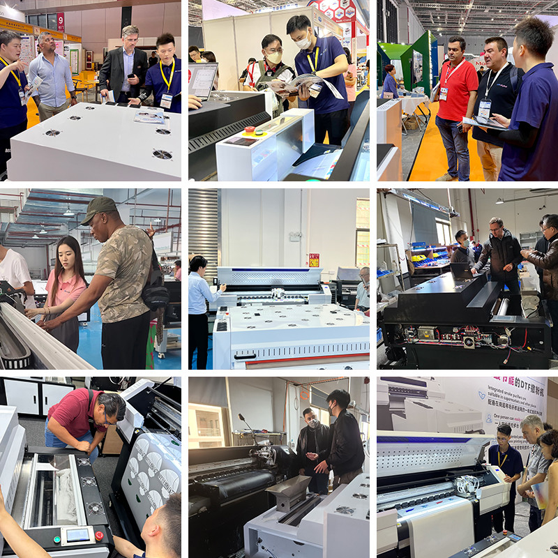 Máy in inkjet DTF Inkjet cho sản xuất quảng cáo năng suất loại tấm UV